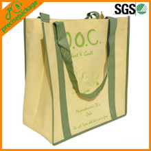 Eco-friendly reusable non-woven tote bag with custom printing logo